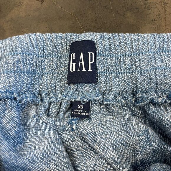 Gap Shorts Women XS Navy White Flat front Pull On Pockets - Picture 3 of 4